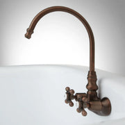 Signature Hardware 397496 Tub Wall Mounted Tub Filler Faucet, Oil Rubbed Bronze