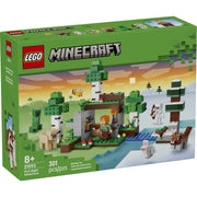 LEGO Minecraft First Night Adventure Building Toy, 301 Pieces, Multicolor, Ages 8+, Includes 7 Minifigures and Accessories, 6585539