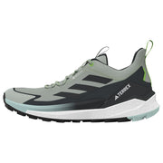 adidas TERREX Free Hiker Low GORE-TEX Hiking Shoes for Ladies - Semi Flash Aqua/Carbon - 6M