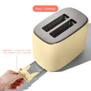 Beautiful 29427 2 Slice Toaster with Touch-Activated Display, 7 Browning Settings, Extra-Wide Slots, Buttercream Finish, 900W