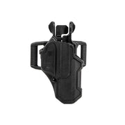 Blackhawk T-Series L2C Compact Holster for Glock 19 26 27, Right Hand, Black Matte Finish, 410701BKR