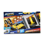 Adventure Force 99011-01 Drag Strip Race off, 6 Piece Vehicle Playset, Children Ages 4+