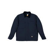 Berne Heritage Twill Chore Coat, Durable Polyester-Cotton Blend, Heavyweight Insulation, Navy, XX-Large Tall, CH414