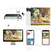 ZOSI 1AR-16FK20-US DVR Video Recorder with 2TB Hard Drive