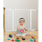 Caveen BG-46-92CM 29.5-46 Extra Wide Baby Gate Stairway and Hallway, White