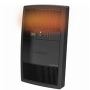 Lasko Ceramic Console Space Heater, 1500W Cyclonic Heating, 3 Heat Settings, 2 Fan Speeds, Timer, Tip-Over Switch, Black, CC24810