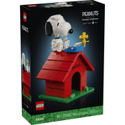 LEGO Ideas Peanuts Snoopy's Doghouse Building Set, 964 Pieces, Posable Snoopy and Woodstock Figures, Multicolor Plastic, 21368