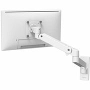 Ergotron LX Pro Premium Single Monitor Arm, Wall Mount, Fits Up to 34 in Screens, 4 to 22 lb, Articulating Tilt and Rotation, White, 45-683-290