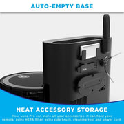 iHome iHRV13-BLK AutoVac Luna Pro 3-in-1 Robot Vacuum and Vibrating Mop with Front Laser Navigation and Auto Empty Base 2200pa