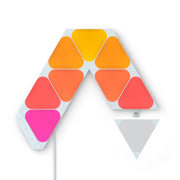 Nanoleaf Shapes Mini Triangles Smarter Kit, 9 Multicolor Smart LED Wall Light Panels, NL48-0003TW-9PK