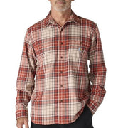 Carhartt Men's Rugged Flex Relaxed Fit Lightweight Flannel Long-Sleeve Plaid Shirt, Spice Red, XX-Large, 107014