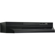 Broan F40000 Series 30 in. Convertible Range Hood in Black-F403023