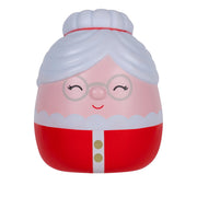 Jazwares Squishmallows Squish-a-longs Holiday Countdown Advent Calendar 2025, 24 Mini-Squish Collectibles, Squeezable Plastic, Portable Ring Accessory