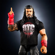 Mattel WWE Elite Roman Reigns Action Figure, 6-Inch, 25 Points of Articulation, TrueFX Facial Features, Interchangeable Hands, Accessories, JCJ30