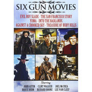 Shout! Factory Six Gun Movies Collection DVD, Six Classic Western Films, Two-Disc Set, 480p, English Subtitles, 527 Minutes Runtime