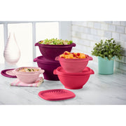 Tupperware Heritage Food Storage Containers, 36-Piece Set, Vintage Pink, BPA-Free, Dishwasher Safe