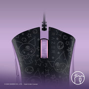 Razer DeathAdder Essential Kuromi Edition Wired Gaming Mouse, Ergonomic Right-Handed, 6400 DPI Optical Sensor, 5 Programmable Buttons, Purple, RZ01-03851500-R3US