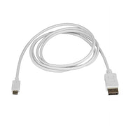 StarTech.com USB C to DisplayPort Cable, 6 ft, 4K 60Hz, White, CDP2DPMM6W