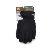 Ozark Trail Women's Hybrid Ski Gloves, Black Soot, Size S