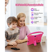 Tedupee Kids Tablet Android 13 Quad Core Processor 4GB RAM 32GB Storage 7-Inch HD Touch Screen WiFi Bluetooth Blue