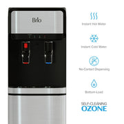 Brio CLBL320SCP Bottom Load Water Cooler Dispenser for 5 Gallon Bottles, Paddle Dispensing