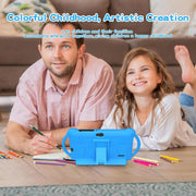 WUIUHOU 7 inch Kids Tablet - Android 12, 32GB ROM, 2+5MP Dual Camera, Blue - Shockproof Case