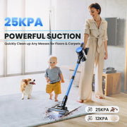 YOMA N8 Cordless Stick Vacuum Cleaner N8, 25Kpa Suction, Lightweight 2.9 lb, 40-Min Runtime, Gold