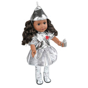 My Life As Wizard of Oz Tin Man Posable 18-Inch Doll, Light Brunette Hair, Brown Eyes, Oil Can and Heart Barrettes Accessories