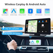 ITDULCET 7 In. Carplay Screen for Car with Wireless Apple Carplay & Android Auto, GPS Navigation, Backup Camera