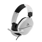 Turtle Beach Recon 70 Wired Gaming Headset, White, Lightweight Design, Flip-to-Mute Mic, On-Ear Controls, Compatible with Nintendo Switch, Switch Lite, Switch OLED, Nintendo Switch 2, TBS-8001-15