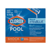 Clorox Pool & Spa 36012CLX Shock XtraBlue2 for Swimming Pools, 12pk