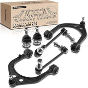 A-Premium Suspension Components Kit, 6-Piece Front Upper Control Arm, Ball Joint Assembly, Sway Bar Link for Dodge Charger 2006-2020, Challenger 2008-2019, Magnum 2005-2008, Chrysler 300 2005-2019, APCA2656
