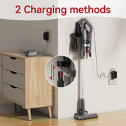 Huameite VEAVON Cordless Stick Vacuum, Gray, 0.6L