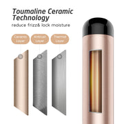 Hoson 2 Inch Hair Curling Iron, Extra-Large Ceramic Tourmaline Barrel, Adjustable 225F-450F with LCD Display, Dual Voltage, Glove Included, X8399-38