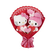 Hello Kitty and Friends Plush Valentine Bouquet, 13 Inch, Multicolor, Ultra-Soft Polyester