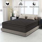 DalisTairy 14 Inch Queen Mattress Hybrid Mattresses Medium Firm in a Box
