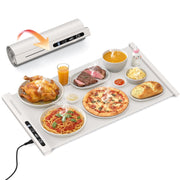 YUWENUS T2655426 Electric Warming Tray, Fast Heating Silicone Mat, 26x15 in, White