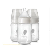 Evenflo Feeding Balance Wide Neck Glass Bottles - 6oz 3 Pack