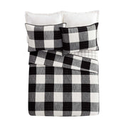 Better Homes & Gardens Buffalo Plaid Cotton Quilt for All Ages, King, Black - 100% Cotton