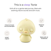 Tonies Toniebox Lite Sleepy Starter Set, Screen-Free Audio Player with Sleepy Duck, Red, 11005259-02