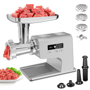 LINKChef MG-3840D-US Meat Grinder 2500W Electric Food Grinder Sausage Stuffer with 3 Size Plates and Kubbe Kits
