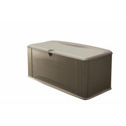Rubbermaid Deck Box with Seat, Extra Large, 120 Gal., 16 cu. ft., Olive Steel (FG5E3900OLVSS)