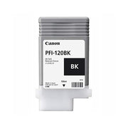 Canon PFI-120BK Black Ink Tank, Pigment-Based LUCIA TD Ink, 130ml Cartridge for imagePROGRAF TM-200 TM-205 TM-300 TM-305 Series, 2885C001