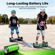 Mosta LBW19 Electric Hoverboard with New Version Bluetooth Hover Board, Green