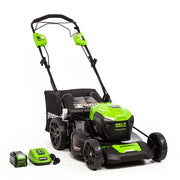 GreenWorks 2516402 21-Inch 40V Self Propelled Mower 5Ah Battery and Quick Charger Included