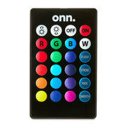 onn. 100142675 Multicolor LED Light Strip with Remote Control, 100'