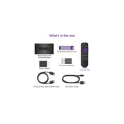 Roku 3941RW Express 4K+ Streaming Player 4K/HD/HDR with Smooth Wi-Fi, Premium HDMI Cable, Voice Remote (Remote May Vary)