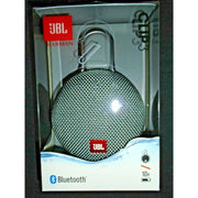 JBL JBLCLIP3GRY Clip 3 Portable Bluetooth Speaker with Carabiner - Gray