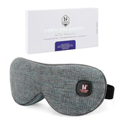Aroma Season Cordless Heated Eye Mask, Warm Eye Compress for Dry Eyes, Stye, Blepharitis, Chalazion, MGD, USB Rechargeable, Gray