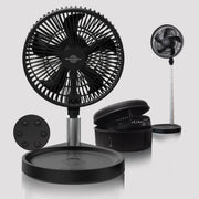 Windbillion Akku-Ventilator, Klappbar, Kabellos, Leise, Tragbar, Schwarz, 16000 mAh Akku, USB-C Aufladung